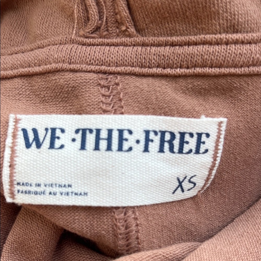 New We The Free Off-Shoulder Tan Sweater - Picture 2 of 12